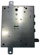 Serratura a incasso 6380537008 doppia mappa per porta d'ingresso, entrata 8.9 cm, interasse 89 mm