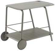 Carrello da dessert in alluminio colore verde scuro Naterial   X 69.5 cm