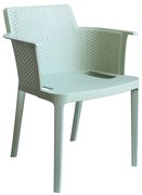 MAKKA - poltrona da esterno ed interno in plastica set da 4