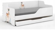 Letto per bambini con cervo 160x80 cm