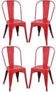 AGATHA - Set 4 sedie industrial
