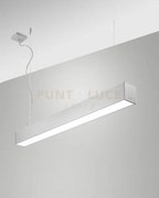 Turner sospensione alluminio led 29w 3000k 3470lm opale  ip40 100cm