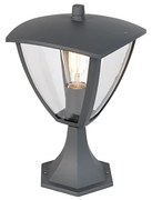 Lanterna da esterno moderna base grigio scuro - Platar