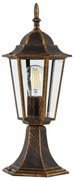 Lampada da esterno ARRAIA 1xE27/15W/230V IP44 patina di bronzo