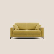 Kafka divano letto matrimoniale in morbido tessuto impermeabile T02 giallo