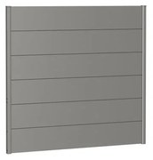 Frangivista in acciaio grigio quarzo metallizzato 145 x 137 cm, spessore 44 mm