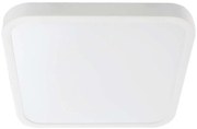 Plafoniera LED bagno 18W 230V IP44 3000K 25x25 cm bianco