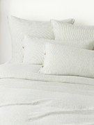 Copripiumino in lino lavato a righe sottili Rinna