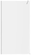 Walk-in alba L 80 x H 200 cm, vetro 6 mm vetro senza finitura / trasparente cromo