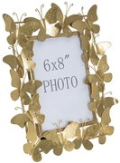 Cornice Glam Butterfly con dettagli in metallo dorato cm 28x11,5x30,5