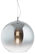 Sospensione Moderna Nemo Metallo Cromo Sfumato 1 Luce E27 D40Cm