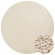 Tappeto circolare in crema, ⌀ 200 cm Wolly - BT Carpet