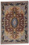Tabriz Tappeto 150x100 (Iran) Annodato A Mano