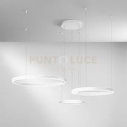 Sospensione led akrobat bianca 120w 19800lm cct 120x150cm led-akrob...