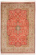 Tappeto 180x120 Beige (Indian) Annodato A Mano