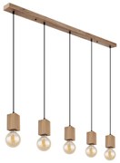 Globo 15655-5H - Lampadario a sospensione con filo ERNA 5xE27/60W/230V