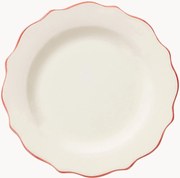 Piatto da colazione dipinto a mano Scalloped