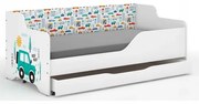 Letto per bambini amanti dei fuoristrada 160x80 cm