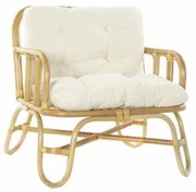 Poltrona DKD Home Decor Beige Naturale Rattan 76 x 72 x 80 cm