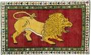 Gabbeh Tappeto 80 x 130 Rosso (Iran) Annodato A Mano