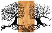 Decorazione murale in legno e metallo 92x58 cm Tutku - Wallity