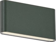 Lampada da parete moderna da esterno verde scuro 17,5 cm con LED IP65 - Batt