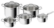 Tefal - Set di pentole 10 pz INTUITION acciaio inossidabile