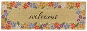 Zerbino in fibre di cocco 40x120 cm Welcome Floral – Artsy Doormats