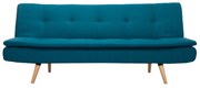 Divano convertibile design scandinavo 3 posti blu anatra SENSO