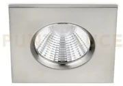 Illuminazione da incasso zagros led quadrato  dimmerabile acciaio 6...