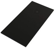 Piatto doccia SENSEA in composito minerale di resina gelificata Remix V3 nero L 80 x L 160 x H 3.1 cm opaco