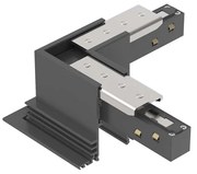 Connettore Incasso Orizzontale Elettrificato On-Off Ego Alluminio Nero