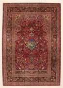 Kashan Tappeto 310x220 (Iran) Annodato A Mano