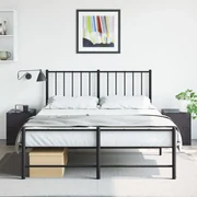 Comodini 2 Pz Neri 34,5x39x44 Cm İn Acciaio /