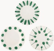 Set di 3 piatti da colazione dipinti a mano Linora