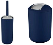 Set di accessori da bagno in plastica blu scuro Brasil - Wenko