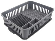 Vassoio di raccolta in plastica grigia - Orion