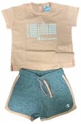 Completo Sportivo per Bambini Champion Baby Beige Beige