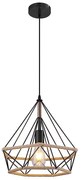 Globo 69029 - Lampadario a sospensione con filo ULLEU 1xE27/60W/230V