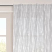 Tenda Mistral bianco, fettuccia e passanti nascosti 140x300 cm