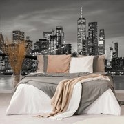 Carta da parati – Ponte di Brooklyn in bianco e nero