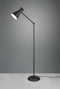 Lampada enzo diffusore doppio cono h.150cm metallo nero r40781032