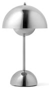 &Tradition - Flowerpot VP9 Lampada da Tavolo Portatile Chrome-Plated &Tradition