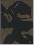 Arte da parete acustica Silent Shadows con cornice in legno