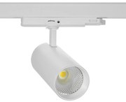 Faro LED 40W Dimmerabile 0-10V per Binario Trifase, 38/60°, Bianco, CCT Colore Bianco Variabile CCT