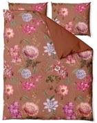 Lenzuola matrimoniali in cotone sateen marrone terracotta 200 x 220 cm Blossom - Bonami Selection