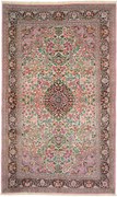 Hereke Tappeto 250 x 150 Rosa (Cina) Annodato A Mano