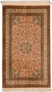 Cashmere Silk Tappeto 130x80 Beige (Indian) Annodato A Mano
