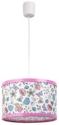Rabalux - Lampadario a sospensione per bambini 1xE27/40W/230V rosa