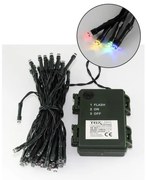 Catena natalizia LED da esterno 10,8m 100xLED/2 funzioni10,8m IP44 multicolore